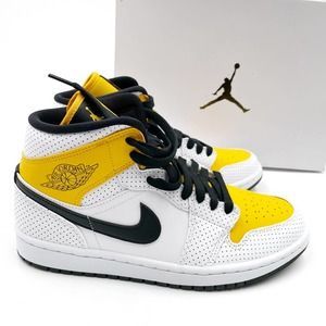 Nike Yellow High Top Sneakers 